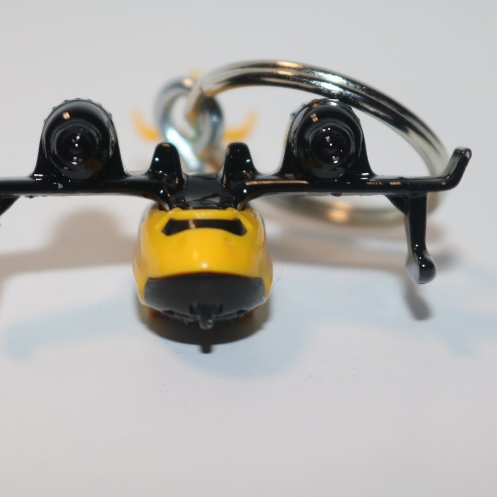 Hot Wheels Rescue Water Bomber plane CUSTOM keychain